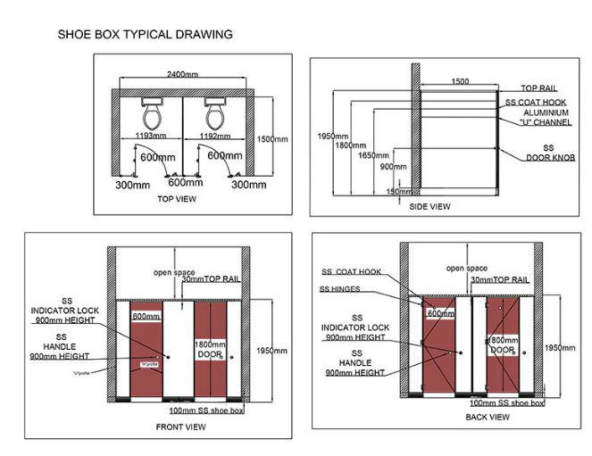 Stainless Steel Hardware With Shoebox System3