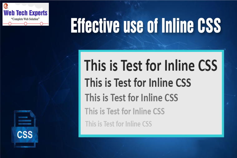 Effective Use Of Inline CSS
