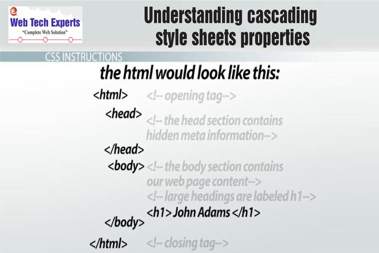 Understanding Cascading Style Sheets Properties